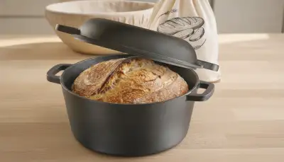 Brotbacken Gusseisenform: Knusprig und Saftig