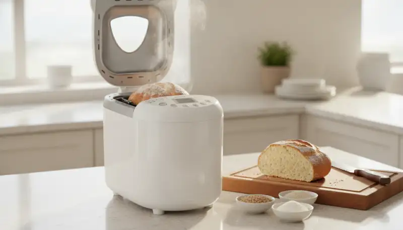 Frisches Brot aus dem Brotautomaten